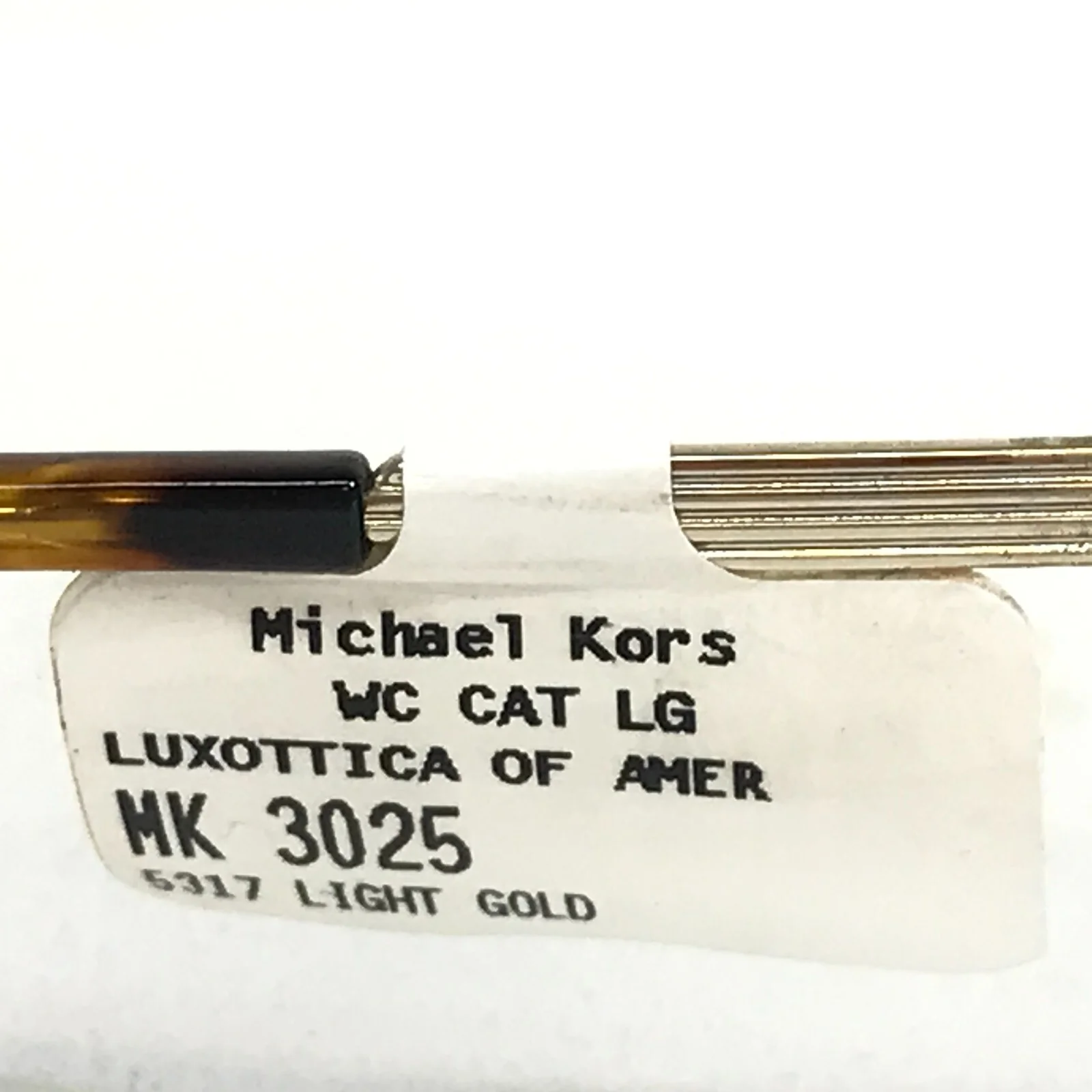 Michael Kors Eyeglasses Frames MK 3025 1212 Light Gold Cat Eye 53-17-135 4